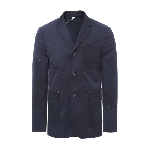 深藍色男士休閑西裝 BURBERRY/博柏利 服裝 巴寶莉 男士西服瑕疵特賣（陳列痕跡，不影響使用）