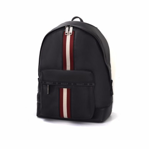 BALLY/巴利 男士黑色皮革雙肩包 6227939 PLSX