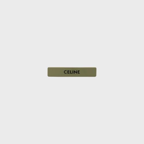  CELINE賽琳思琳 22年秋冬 女士 發(fā)夾 CELINE MONOCHROMS_酯和鐵合金發(fā)夾 46Z156CTS.02KC