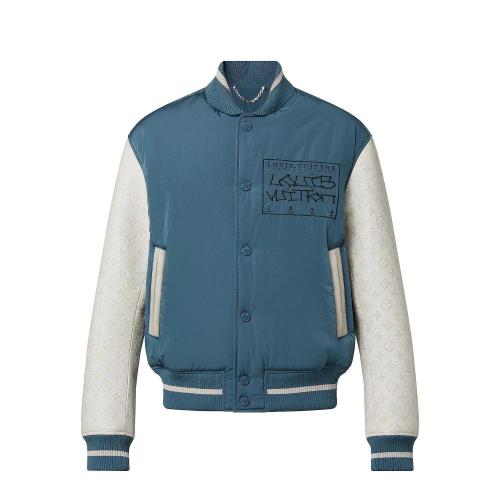  LV路易威登 22年秋冬 男士 夾克 混合皮革泰迪絨束腰夾克 1AAHGY 1AAHGX 1AAHGW 1AAHGV 1AAHGU