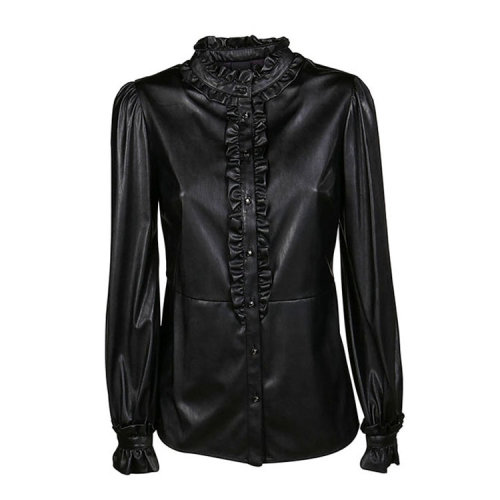 Pinko/品高  秋冬 百搭 女性 黑色 女士長袖襯衫 1G150C Y6BF_Z99