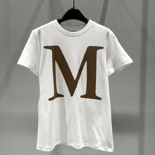  MaxMara/麥絲瑪拉 女士白色棉質(zhì)短袖T恤 UFO-008 PLFSX