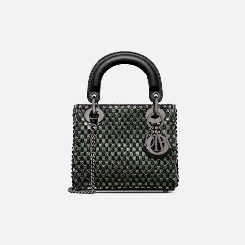  DIOR迪奧 22年秋冬 女士 手提包 Sac Lady Dior Mini M0505BRQA_M924
