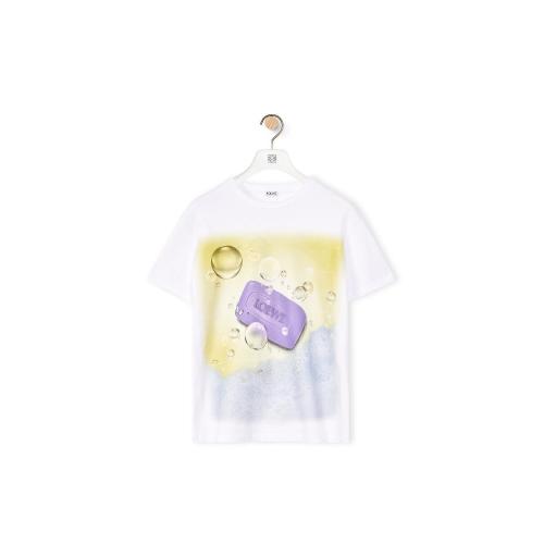  LOEWE羅意威 22年秋冬 女士 短袖T恤 Soap T-shirt in cotton S540Y22X19-9990