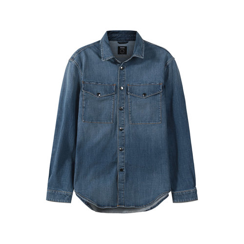 HUGO BOSS/雨果博斯 男士棉質(zhì)長袖休閑襯衫外套 50463089