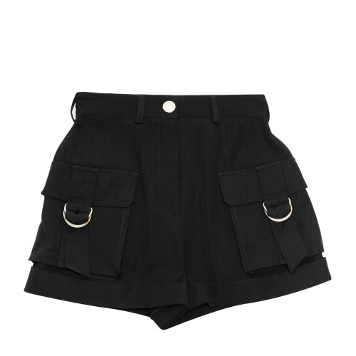 Balmain/巴爾曼 黑色 女士短褲 TF15007167L  春夏
