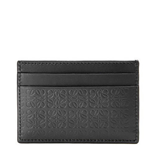 LOEWE/羅意威 經(jīng)典款 女士黑色老花壓花小牛皮卡夾C499322X03-1100