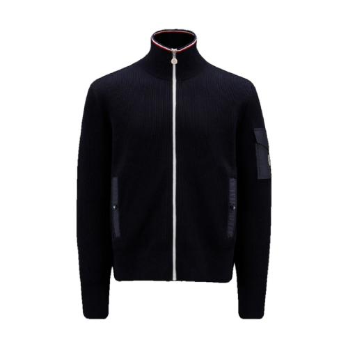  MONCLER蒙可蒙克萊 22年秋冬 男士 針織衫 Polo neck Cotton Cardigan H20919B00013M1367779