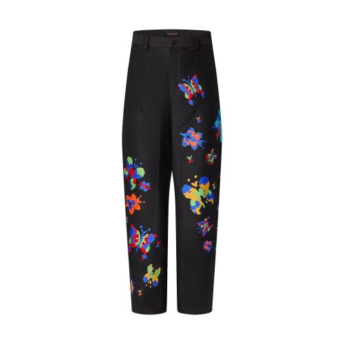  LV路易威登 22年秋冬 男士 休閑褲 工裝褲 1AAT6U 1AAT6Y 1AAT6X 1AAT6W 1AAT6V