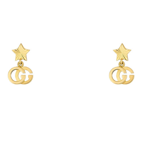 GUCCI/古馳 預(yù)定款2-3周  18k金 GG Running耳環(huán)648604J85008000