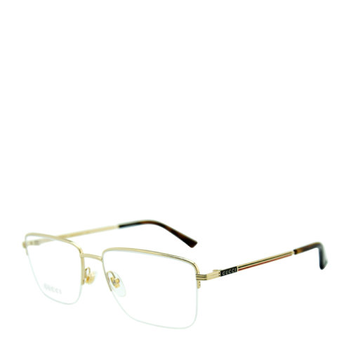 GUCCI/古馳 簡約 經(jīng)典 合金 半框 輕架 男女款 光學(xué)鏡架 近視 眼鏡框 眼鏡架 GG0834O 58mm GUCCI 古馳