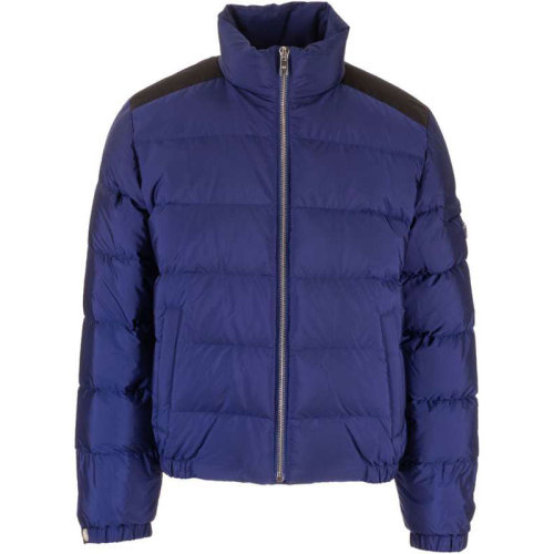 PRADA/普拉達(dá)  男裝 男士 深藍(lán)色時(shí)尚羽絨服 SGX112-1WQ9-F017C