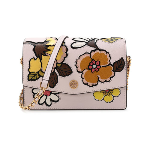 Tory Burch/湯麗柏琦  TB女包 ROBINSON系列迷你款皮革單肩斜挎包 77088