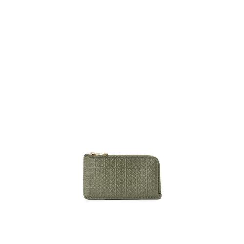  LOEWE羅意威 22年秋冬 女士 卡包 Repeat coin cardholder in embossed silk calfskin C*w*499 預(yù)定商品1-3周發(fā)貨