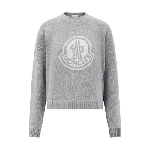  MONCLER蒙可蒙克萊 22年秋冬 女士 針織衫 徽標(biāo)羊絨毛衣 H20939C00014M1127986