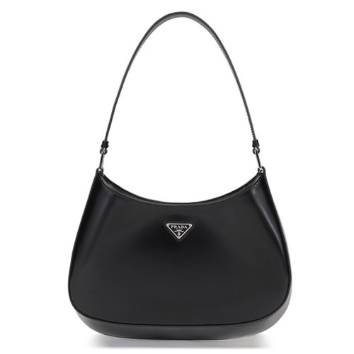 PRADA/普拉達(dá) 女士 女包 黑色皮革時尚手提包單肩包 $1BC499-ZO6-F0002 HJH613FG