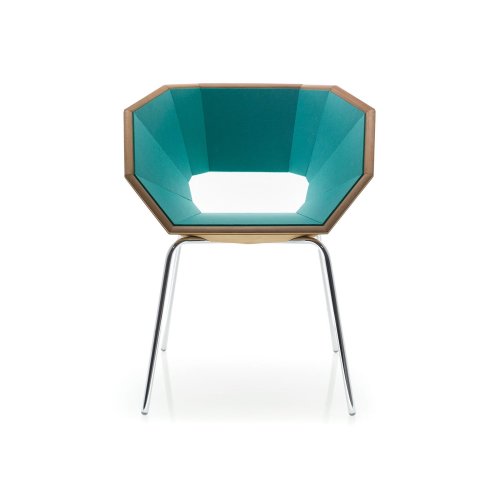 YANGHOUSE/羊舍家居系列“榫卯的重構(gòu)”扶手椅櫸木+毛氈+金屬腿下單后30天發(fā)貨