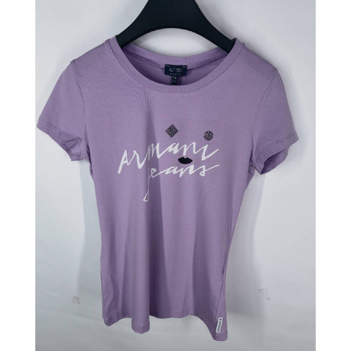 ARMANI JEANS/阿瑪尼牛仔女士短袖T恤V5H30 AH瑕疵折扣  40碼