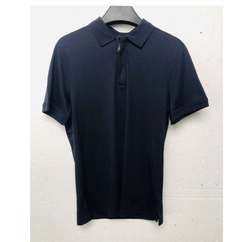 Emporio Armani/安普里奧阿瑪尼 藏藍(lán)色男士短袖POLO衫