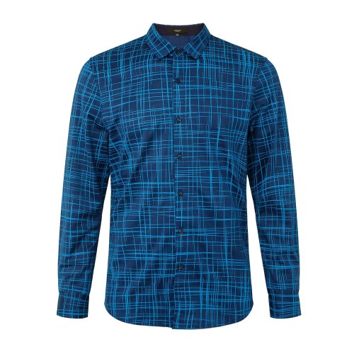 【19春夏】DIDIBOY/迪迪博邇綠色男士長(zhǎng)袖T恤商務(wù)休閑風(fēng)格的男士必備單品