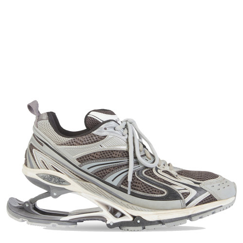 Balenciaga/巴黎世家 X-PANDER系列 女士灰色網(wǎng)眼和尼龍運(yùn)動(dòng)鞋653870W2RA31212