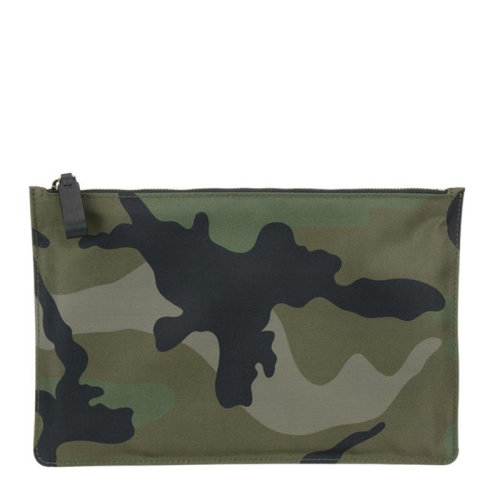 Valentino/華倫天奴 男士軍綠色卡姆手拿包PY2P0483-NCD-Y28