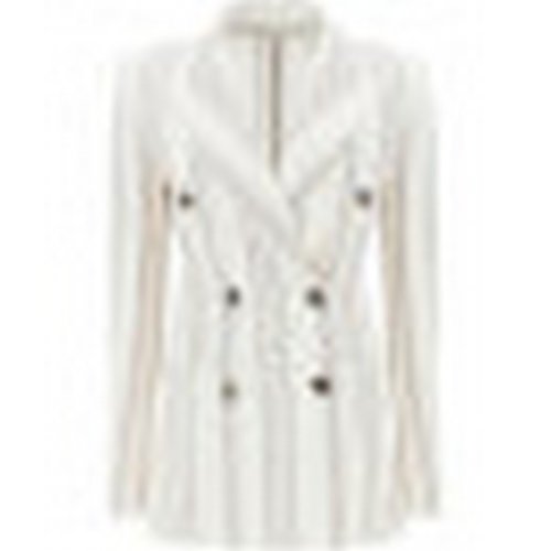  MaxMara/麥絲瑪拉 女士米白色亞麻西裝上衣 ALLORO 001 PLFSX