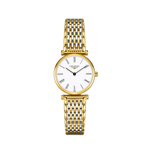 LONGINES/浪琴  嘉嵐系列白色表盤石英機(jī)芯女士腕表24毫米L4.209.2.11.7