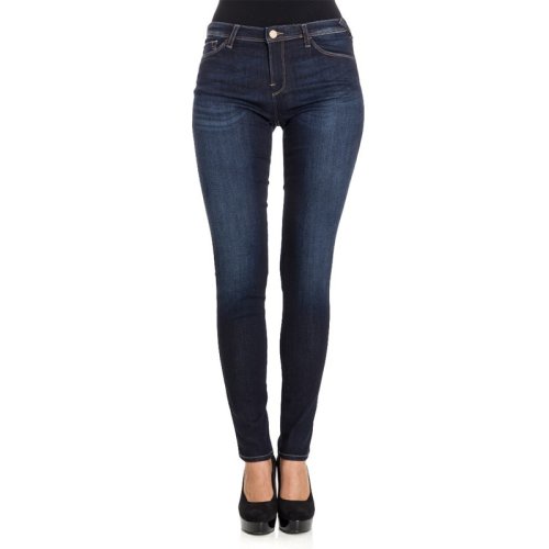  ARMANI JEANS/阿瑪尼牛仔 女士藍(lán)色粘膠纖維牛仔褲 6Y5J28 5D2EZ 1500 PLFSX