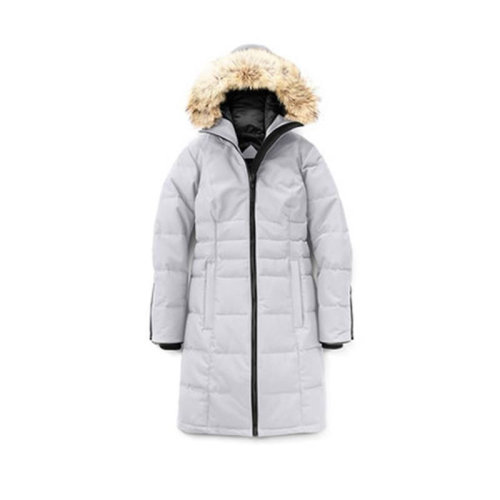 CANADA GOOSE/加拿大鵝  女士灰色經(jīng)典時尚長款連帽毛領秋冬羽絨服外套 2573L 200