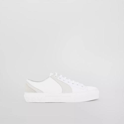  BURBERRY 22年秋冬 男士 雙色皮革運(yùn)動(dòng)鞋 80579811