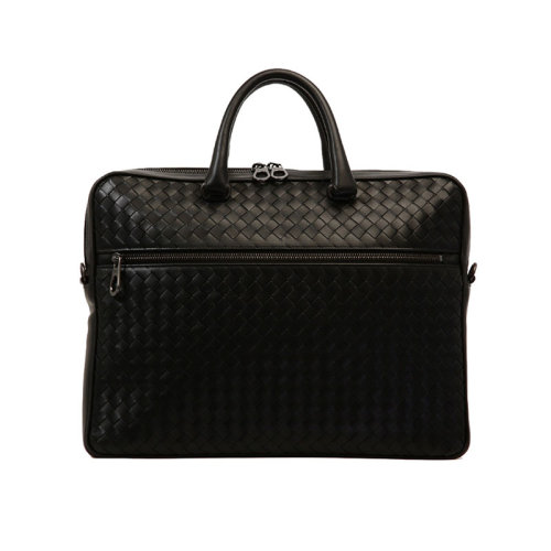 Bottega Veneta/葆蝶家 男士 男包 黑色 小羊皮單肩包斜挎包公文包 516110V46511000 HJH0022B