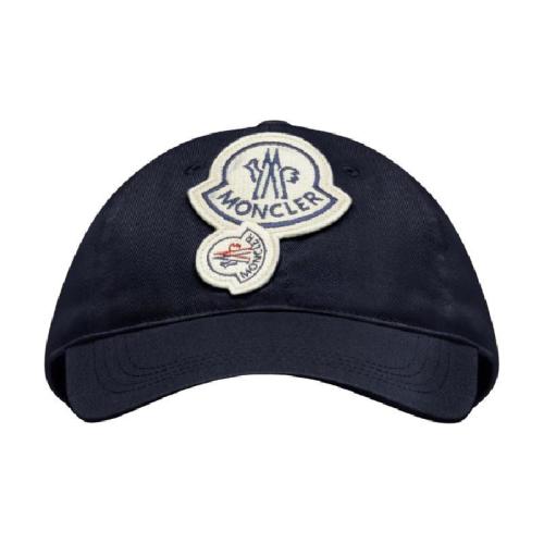  MONCLER蒙可蒙克萊 22年秋冬 男士 帽子 Double Logo Baseball Cap H10913B0001904863778