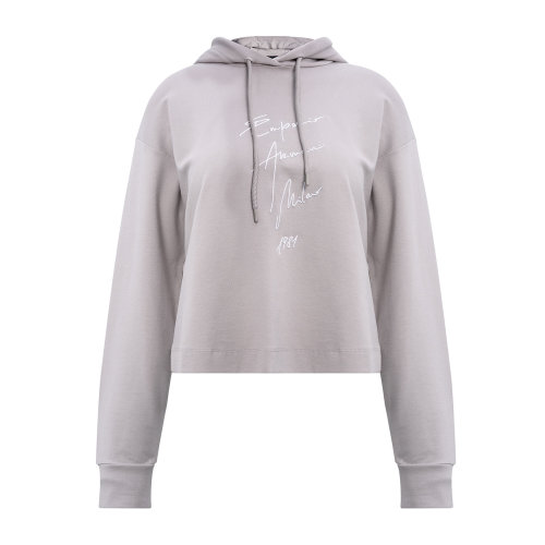 Emporio Armani/安普里奧阿瑪尼 淺灰色 女衛(wèi)衣 3K2M7M-2JQMZ-0614