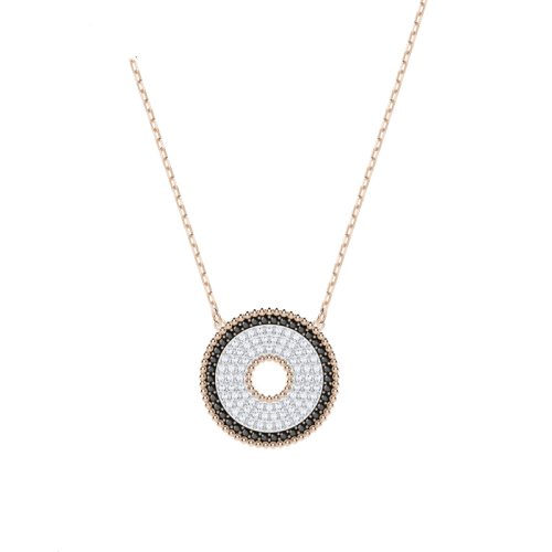 Swarovski/施華洛世奇   LOLLYPOP 圓形項鏈 禮物 鍍玫瑰金色 5367825