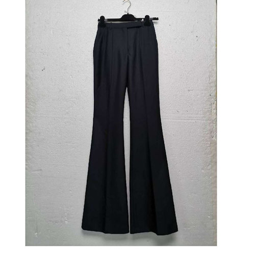 Alexander McQueen/亞歷山大麥昆 黑色女士長(zhǎng)褲