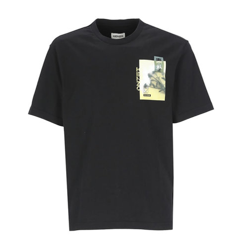【兩周可發(fā)】KENZO/高田賢三 22年春夏 百搭 男性 男士短袖T恤 FC55TS213_4SA99
