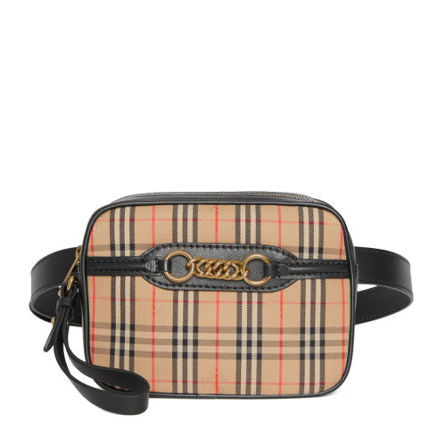 BURBERRY/博柏利 女士黃色織物/配皮腰包/胸包 80073501 PLSX
