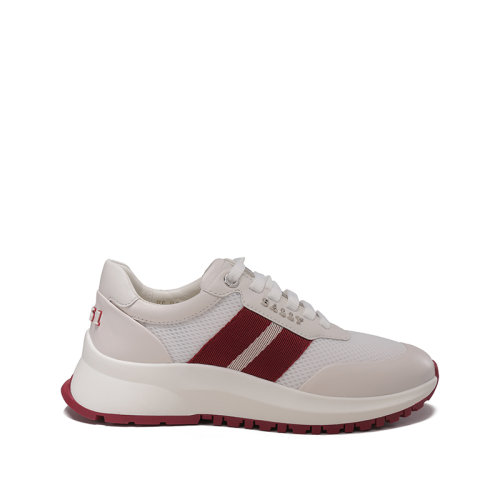 BALLY/巴利 女士織物配皮網(wǎng)眼系帶休閑運(yùn)動(dòng)鞋條紋 DARYN W T