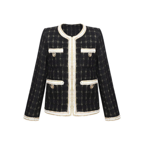 GeleiStory/GeleiStory新款春秋冬小香風(fēng)圓領(lǐng)氣質(zhì)短款女士風(fēng)衣外套上衣歐式優(yōu)雅外套女裝＞女士外套＞女士夾克