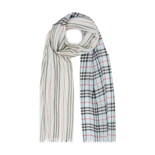 羊毛圍巾 BURBERRY/博柏利 巴寶莉 圍巾 男女同款圍巾 時(shí)尚 專柜同款 格紋 加長(zhǎng)款 男女圍巾