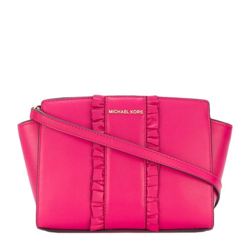 Michael Kors/邁克·科爾斯 SELMA系列 女士大號(hào)牛皮單肩斜挎包