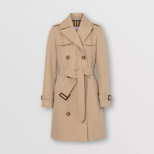  BURBERRY 22年秋冬 女士 伊斯靈頓版型 - 短款 Trench 風(fēng)衣 80168261 預(yù)定商品1-3周發(fā)貨