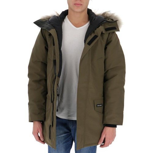  CANADA GOOSE/加拿大鵝 男士軍綠色聚酯纖維羽絨服 2062M 49