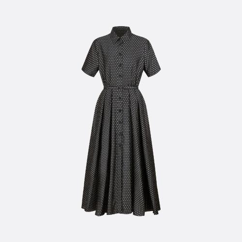  DIOR迪奧 22年秋冬 女士 連衣裙 襯衫式連衣裙 311R88A7631_X9330