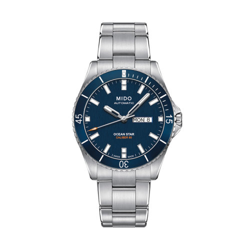  mido/美度  領(lǐng)航者系列鋼帶大表盤自動機械男士腕表42.50毫米 M026.430.11.041.00
