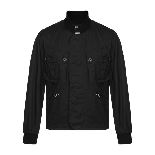 BURBERRY/博柏利 巴寶莉 男裝 夾克 burberry服裝 純棉 立領(lǐng) 拉鏈 男士夾克 外套 上裝瑕疵特賣（陳列痕跡，不影響使用）