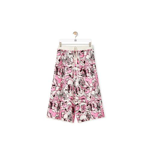  LOEWE羅意威 22年秋冬 男士 短褲 Knit shorts in viscose H526Y17K18-8905