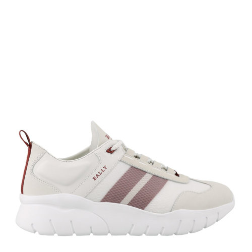 BALLY 巴利 男士 鞋靴  白色低幫系帶字母LOGO標(biāo)志休閑運(yùn)動(dòng)鞋 男士休閑運(yùn)動(dòng)鞋