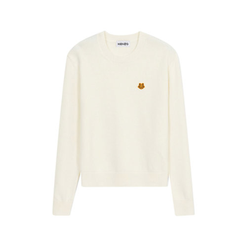 KENZO/高田賢三 女士針織衫/毛衣 女士羊毛圓領長袖針織衫羊毛衫毛衣小虎頭刺繡 2PU642 3TA